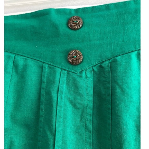 Vintage green skirt - Picture 2 of 6